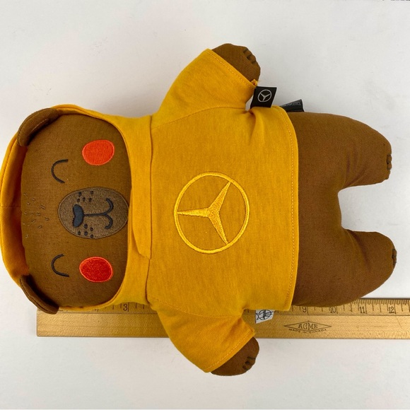 Mercedes Benz 11 inch Fabric Teddy Bear By Lassig, With Sweater, Washable Toy - Picture 9 of 9